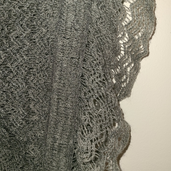 Large Lace Circle Scarf - Picture 3 of 5